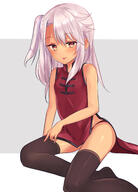 1_female 1girl absurdres asymmetrical_hair bangs bare_shoulders black_legwear blush border breasts brown_skin china_dress chinese_clothes chinese_dress chloe_von_einzbern clip_studio_paint commentary_request danbooru dark-skinned_female dark_skin dark_skinned_female dress eye_contact eyebrows eyebrows_visible_through_hair fate fategrand_order fatekaleid_liner_prisma_illya fate_(series) fate_kaleid_liner_prisma_illya female gelbooru grey_background hair_between_eyes hair_tie highres legwear lolibooru.moe long_hair looking_at_another looking_at_viewer mature natsu_(sinker8c) one_side_up orange_eyes panties pelvic_curtain pink_hair point_of_view ponytail prisma_illya red_dress red_panties safe safebooru sankaku_channel side_ponytail side_slit sidelocks simple_background sinker8 sitting small_breasts smile solo tail tan tanned thighhighs thighs tied_hair tongue tongue_out underwear very_high_resolution white_border なつ 母乳ち～ずの夏 🍫 // 2608x3640 // 2.2MB