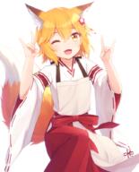 1_female 1girl 2d_art 4chan.org ;d \m accessory animal_ear_fluff animal_ears animal_humanoid animal_tail apron asian_clothing bangs blonde_hair blush bottomwear brown_apron brown_eyes canid canid_humanoid canine canine_humanoid clothed clothing commentary commentary_request cute_fangs cutee>w< danbooru dipstick_ears dipstick_tail double_fox_shadow_puppet ears east_asian_clothing explicit eyebrows eyebrows_visible_through_hair eyes face facial_expression fang fangs female fingernails flower fox fox_ears fox_girl fox_humanoid fox_shadow_puppet fox_tail fully_clothed gelbooru gesture goribote gorilla_bot hair hair_between_eyes hair_flower hair_ornament hakama hands_up haori haribote_(tarao) humanoid inner_ear_fluff japanese_clothes kaguya-sama_wa_kokurasetai_~tensai-tachi_no_renai_zunousen~ kimono kitsune_sign lolibooru.moe long_sleeves looking_at_viewer mammal mammal_humanoid miko multicolored_ears multicolored_tail one_eye_closed open_mouth parody pixiv pixiv_74418597 point_of_view questionable raised_tail red_bottomwear red_clothing red_flower red_hakama ribbon-trimmed_sleeves ribbon_trim safe safebooru sankaku_channel senko-san senko_(sewayaki_kitsune_no_senko-san) sewayaki_kitsune_no_senko-san simple_background smile solo tail tail_raised tongue topwear translucent translucent_hair tuft two_tone_tail white_background white_clothing white_kimono white_tail white_topwear wide_sleeves wink コ゛りぼて コンにち殺法じゃ 世話やきキツネの仙狐さん 仙狐さん 仙狐さん5000users入り // 731x903 // 536.4KB