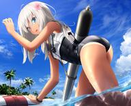 10s 1_female 1girl 2d_art anthropomorphism arm_support arm_up ass back beach beautiful bent_knees blue_eyes blue_sky blush bracelet child clothing cloud collar_(clothes) commentary_request crop_top dark_skin day explicit eyes face facial_expression female flower formal goribote gorilla_bot grey_hair hair_flower hair_ornament hand_in_air happy haribote haribote_(tarao) inner_tube jewelry kantai_collection kneeling landform lifebuoy loli lolibooru.moe long_hair looking_at_viewer one-piece_swimsuit open_mouth outdoors outside palm_tree partially_submerged partially_underwater_shot pixiv pixiv_3145937 pixiv_48876314 point_of_view questionable ro-500_(kancolle) ro-500_(kantai_collection) safe sailor_collar sailor_uniform sankaku_channel school_swimsuit school_uniform schoolgirl_uniform serafuku silver_hair sky smile solo swim_ring swimsuit swimsuit_under_clothes swimwear tan tan_lines tank_suit tanlines tanned tarao torpedo tree u-511_(kantai_collection) uniform viewed_from_below water water_droplets wet white_hair wristwear yande.re young コ゛りぼて 呂500 呂リ 圧倒的質感 撫で回したいお尻 // 1312x1061 // 1.5MB