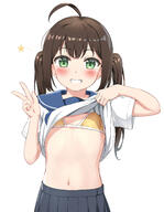 10000users入り 1_female 2d_art 5000users入り 6 absurd_resolution action ahoge barefoot bikini bikini_top blush brown_hair child clothes_lift clothing commentary_request contentious_content cowboy_shot eyebrows eyebrows_visible_through_hair eyes face facial_expression feet female flat_chest formal green_eyes grin hair high_resolution lifted_by_self loli lolibooru.moe long_hair looking_at_viewer nedia_(nedia_region) nedia_r open_mouth original original_character panties pixiv_4072067 pixiv_86090163 pleated_skirt questionable safe sailor_collar sankaku sankaku_channel school_uniform schoolgirl_uniform seifuku serafuku shirt shirt_lift short short_sleeves simple_background skirt sleeves smile solo swimsuit swimsuit_under_clothes swimwear tagme tied_hair toes top_lift twintails underwear undressing uniform v very_high_resolution virtual_youtuber white_background yande.re young 天凪える 最近の絵まとめ. 隙パン // 2507x3225 // 470.9KB