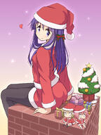 black_tights christmas hinata_yukari mel santa_girl yuyushiki ゆゆ式100users入り サンタ縁ちゃん 椅子尻 // 900x1200 // 362.0KB