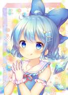 1_female 1girl ahoge blue_bow blue_dress blue_eyes blue_hair blush bow braid cirno closed_mouth clothing commentary commentary_request danbooru dress explicit eyes face facial_expression female floral_background frilled_gloves frilled_sailor_collar frills gelbooru gloves hair hair_bow hair_clip hair_ornament hairclip hands_up high_resolution ice ice_wings looking_at_viewer neck_ribbon partial_commentary pjrmhm_coa point_of_view q red_ribbon ribbon safe sailor_collar sailor_dress shirt sleeveless sleeveless_dress smile solo star star_(symbol) star_hair_ornament steepled_fingers tied_hair tongue tongue_out touhou touhou_project twin_braids upper_body white_gloves white_sailor_collar wings // 1000x1399 // 1.5MB