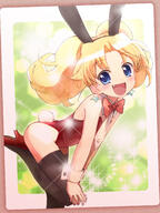 1_female 1girl 2d_art animal_ears animal_tail bad_id bad_pixiv_id blonde_hair blonde_hair,_blue_eyes blue_eyes blush bow bowtie bunny bunny_ears bunny_suit bunny_tail d earrings ears explicit eyes face facial_expression fake_animal_ears fake_tail fang fangs female footwear hair heels high_heels high_resolution highres jewelpet_(series) jewelpet_twinkle jewelry kmb lagomorph legwear leotard loli mammal miria_marigold_mackenzie nail_polish neck neckwear nyama open_mouth pinei2007 pixiv_26523681 pixiv_7499 playboy_bunny rabbit_ears rabbit_tail safe shoes smile solo star star-shaped_pupils star_(symbol) star_earrings symbol-shaped_pupils tail thigh-highs thighhighs wrist_cuffs young うさミリア ジュエルペット300users入り ジュエルペットてぃんくる☆ ミリア・マリーゴールド・マッケンジー 赤バニー // 1759x2346 // 1.2MB