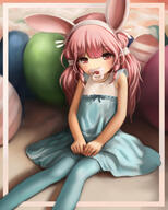1 149 1_female 1girl animal_ears blue_dress blue_legwear blush bunny_ears bunny_girl child clothing covered_mouth crumbles dress ears easter easter_egg egg exhentai explicit female female_ejaculation group hairband hands_on_lap happy_easter_u3u high_resolution highres japanese_language legwear little_girl loli lolibooru.moe long_hair looking_at_viewer low_twintails original own_hands_together pacifier pantyhose pink_eyes pink_hair pixiv_crumbles_(pixiv_id=40169508) questionable rabbit_ears safe sankaku sitting solo tied_hair twintails white_hair_ornament white_hairband young // 1300x1625 // 1.2MB