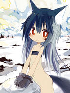 1_female 1girl 2d_art animal_ears animal_tail bandeau bikini bikini_top black_hair bottomless bra bright_pupils cat_ears cat_tail clothing ears explicit eyes female female_focus female_only gloves hair hi5tj0gp long_hair looking_at_viewer navel nekomimi original original_character paprika_shikiso pixiv_48636174 pixiv_id_1285342 point_of_view questionable red_eyes snow solo solo_female stomach strapless swimsuit swimwear tail tube_top tubetop white_pupils パプリカ色素 雪景色 // 540x720 // 253.6KB