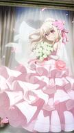 1_female art bouquet bridal_veil clothing dress exported eyes fate fatekaleid fatekaleid_liner_prisma_illya fatestay_night fate_(series) fate_kaleid_liner_prisma_illya fate_stay_night female flower full-length_portrait hair_flower hair_ornament high_resolution holding holding_bouquet illyasviel_von_einzbern lolibooru.moe long_hair looking_at_viewer official_art petals pink_dress potential_duplicate prisma_☆_illya_alarm questionable red_eyes safe solo tagme upscaled veil very_high_resolution wedding_dress white_hair yande.re // 1500x2668 // 3.5MB