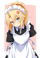 1_female 1girl alternate_costume alternative_costume anger_vein apron bangs beige_background blonde_hair blush chata_maru_(irori_sabou) clothing commentary_request danbooru dress enmaided eyebrows eyebrows_visible_through_hair eyes fate fateapocrypha fategrand_order fate_(series) fate_grand_order female green_eyes hair hair_ornament hair_scrunchie high_resolution long_hair long_sleeves looking_at_viewer maid maid_attire maid_headdress mordred_(fate) mordred_(fate)_(all) parted_bangs point_of_view red_hair_ornament red_scrunchie safe sankaku_channel scrunchie simple_background solo teeth white_background // 1044x1500 // 147.3KB