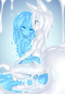2_females 2girls alien_girl animal_ears animal_tail blue_background blue_eyes blue_hair blue_sclera blue_skin blush breasts closed_mouth colored_sclera colored_skin completely_nude curss curss0529 ears embracing eye_contact eyes female fox_ears fox_girl fox_tail goo_girl hair hair_between_eyes high_resolution hug kitsunemimi large_tail lesbian long_hair looking_at_another medium_hair medium_length_hair melting monster_girl multiple_females multiple_girls nippleless_bare_chest no_nipples nude original pale_skin safe simple_background skin slime slime_girl slime_monster slimegirl small_breasts spread_legs straddling tail white_hair white_skin yuri きゅれす 狐っ娘 💙🤍 // 1356x1937 // 1.8MB