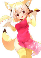 10s 1_female alternate_costume animal_ears animal_tail armwear blonde_hair bowl breasts brown_eyes canine cheongsam chinadress chinese_clothes chinese_dress commentary_request covered_breasts d danbooru dress ears elbow_gloves explicit extra_ears eyes eyes_visible_through_hair face facial_expression female fennec fennec_(kemono_friends) food fox fox_ears fox_tail gloves hair high_resolution implied_nopan japari_bun japari_symbol kemono_friends legwear looking_at_viewer makuran mammal medium_length_hair multicolored_hair open_mouth pink_dress pixiv_70618137 pixiv_899657 point_of_view rice safe sankaku_channel side_slit simple_background skyme smile solo tail thigh-highs thighhighs thighs tray white_background white_hair yellow_legwear うぉーあいにーなのさー チャイナニーソ チャイナフレンズ フェネック(けものフレンズ) ｍ－くん // 1200x1680 // 1.1MB