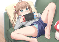1 10000users入り 1_female 2d_art 5000users入り absurd_resolution ahoge anger_vein barefoot blue_eyes blush breath breathing brown_hair commentary_request contentious_content couch eye_contact eyes face facial_expression feet female game_console grin handheld_game_console heavy_breathing high_resolution holding holding_handheld_game_console holding_object indoors legs light_brown_hair loli looking_at_another looking_at_viewer lying mushroom nedia_(nedia_region) nedia_r nintendo_switch on_back open_mouth original original_character panties pantyshot pillow pixiv_86090163 point_of_view questionable sankaku sankaku_channel smile solo spread_legs spreading striped striped_panties striped_underwear tagme tied_hair toes twintails underwear very_high_resolution virtual_youtuber wardrobe_malfunction yande.re young 天凪える 最近の絵まとめ. 隙パン // 4873x3471 // 918.9KB
