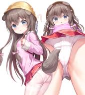 1_female animal_ears ass ass_visible_through_thighs azur_lane backpack bag blue_eyes blush bow bow_panties brown_hair candy_hair_ornament clothes_lift clothing commission commissioner_upload crescent crescent_hair_ornament dog_ears ears eyes female food-themed_hair_ornament food_themed_hair_ornament from_below from_side fumizuki_(azur_lane) hair_ornament hairclip hat headwear in_profile legwear loli lolibooru.moe long_hair looking_at_viewer looking_back looking_down mannack mtu_virus multiple_views navel open_mouth panties panties_under_pantyhose panties_visible_through_clothing pantyhose pink_shirt pink_skirt pixiv_request question_mark questionable randoseru sankaku_channel school_hat school_uniform schoolgirl_uniform serafuku shirt simple_background skirt skirt_lift solo stomach thighband_pantyhose thighs underwear uniform upskirt viewed_from_below white_background white_legwear white_panties white_underwear yellow_headwear 文月(アズールレーン) // 3391x3811 // 6.7MB