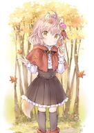 1_female 1girl ahoge animal_ear_fluff animal_ears animal_tail autumn autumn_leaves black_legwear black_skirt blush boots brown_footwear capelet center_frills clothing commentary danbooru day double_breasted ears explicit female flower footwear forest frilled_cuffs frilled_skirt frills gelbooru hair hair_flower hair_ornament hair_ribbon high-waist_skirt hood hood_down hooded_capelet kneehighs leaf legwear light_brown_hair little_red_riding_hood little_red_riding_hood_(grimm) long_sleeves nature original outdoors outside parted_lips pleated_skirt red_capelet red_footwear ribbon safe safebooru shirt short_hair skirt solo tail thigh_strap tree underbust wataame27 white_shirt wolf-chan_(wataame27) wolf_ears wolf_girl wolf_tail yellow_eyes younger // 501x708 // 68.1KB