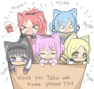 10s 5_females < =_= >_< akemi_homura animal_ears animal_tail arms_raised_up black_hair blonde_hair blue_hair blush bodily_fluids bow box cardboard_box cat cat_ears cat_tail closed_eyes crying drill_hair ears english english_text explicit eyes fang fangs feline female food for_adoption greenteaneko hair hair_bow hair_ornament hairband high_resolution in_box in_container kaname_madoka kemonomimi_mode looking_at_viewer magical_girl mahou_shoujo_madoka_magica mammal miki_sayaka multiple_females multiple_girls nekomimi nyan o_o open_mouth pink_hair pixiv_2684153 pixiv_31565802 pocky point_of_view purple_eyes red_hair safe sakura_kyouko sankaku_channel sketch tail tears text tied_hair tomoe_mami twin_drills twintails wavy_mouth yellow_eyes ほむほむ 猫猫軍団 // 1260x1200 // 765.0KB