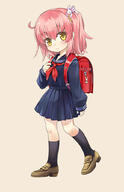 1 1_female 2d_art asgard asymmetrical_hair backpack bag bunny_hair_ornament child clothing commentary_request explicit face facial_expression fate fategrand_order female fujimaru_ritsuka_(female) hair_ornament hair_tie happy holding_strap lolibooru.moe photoshop_(medium) pixiv_62556670 ponytail rori_chuushin safe school_uniform side_ponytail smile tied_hair tsukumihara_academy_uniform_(fateextra_ccc) uniform walking young younger うちのfatego_-_月の裏側の記憶礼装 // 662x1024 // 227.4KB