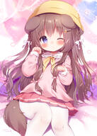 1_female 2d_art animal_ears animal_tail anime-pictures.net anthropomorphism arms_raised_up azur_lane bent_knees blue_eyes blush bobby_pin braid brown_hair child clenched_hands closed_mouth clothing commentary_request commission commissioner_upload crescent crescent_hair_ornament danbooru dog_ears dog_girl dog_tail ears eyes fanart fanart_from_pixiv female fumizuki fumizuki_(azur_lane) girl hair_ornament hairclip hat headwear heart kindergarten_uniform legwear light_erotic loli lolibooru.moe long_hair long_sleeves looking_at_viewer momozu_komamochi moon_(symbol) one_eye_closed pantyhose paw_pose phone_wallpaper pink_shirt pink_skirt pixiv pixiv_86654751 pixiv_request pleated pleated_skirt purple_eyes ribbon safe sankaku_channel school_hat school_uniform schoolgirl_uniform seifuku serafuku shirt signature signed single sitting skirt solo sparkle star_(symbol) tail tall_image tied_hair uniform wallpaper white_legwear white_pantyhose white_ribbon wink yande.re yellow_headwear young けもみみ 文月(アズールレーン) 文月ちゃん 桃豆こまもち 桃豆こまもち@お仕事募集中 // 1224x1712 // 1.5MB