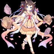 1_female 1girl ark_order bangs bell blue_eyes bow bracelet branch bridal_garter brown_hair bug butterfly butterfly_on_hand chimi-mouryou_(ark_order) dragon_horns dress eyes female flats full-length_portrait full_body hagoromo hair horns insect jewelry jewlery jingle_bell leg_garter long_sleeves looking_at_viewer official_art pink_bow rock safe shawl sidelocks solo tachi-e transparent_background tsukimi_(xiaohuasan) two_side_up wide_sleeves yellow_dress yellow_footwear // 1021x1024 // 489.7KB