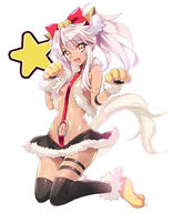 1 1_female animal_ears animal_hands animal_tail arm_strap bangs bare_shoulders bell belt black_skirt black_thighhighs blush bow breasts brown_eyes cat_ears chloe_von_einzbern collar commentary_request d dangeroes_beast_(chloe) dangerous_beast_(chloe) dark-skinned_female dark_skin ears explicit eyebrows eyebrows_visible_through_hair eyes face facial_expression fate fatekaleid_liner_prisma_illya fate_(series) fate_kaleid_liner_prisma_illya female female_focus female_only footwear fringe full_body fur fur-trimmed_skirt fur_trim girl gloves hair hair_bell hair_between_eyes hair_bow hair_ornament head_tilt high_ponytail jingle_bell kneeling kuro_(fate_kaleid_liner) large_bow light_erotic long_hair looking_at_viewer miniskirt mpeg7 navel nekomimi nipples o-ring open_mouth open_smile paw_gloves paw_pose paw_shoes paws payot photoshop_(medium) pink_hair point_of_view ponytail questionable red_bow sankaku_channel shiny_skin shoes shoulders sidelocks silver_hair simple_background single skirt small_breasts smile solo solo_female star star_(symbol) stomach tail tall_image thigh_strap thighhighs tied_hair white_background yellow_eyes youta ぷにぷに よう太 クロ クロエ クロエ☆ザ・ビースト ビースト // 800x983 // 122.4KB