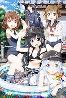 10s 4_females 4_girls 4girls akatsuki_(kancolle) akatsuki_(kantai_collection) akatsuki_destroyer anchor_symbol anthropomorphism berry_(berries) bikini bikini_under_clothes black_bikini black_eyes black_hair blue_eyes blue_hair blush brown_eyes brown_hair clothes_hanger d eating fang female firearm folded_ponytail food girl group hair_ornament hair_tie hairclip happy hat headwear hibiki_(kancolle) hibiki_(kantai_collection) hibiki_destroyer high_resolution highres hose ikazuchi_(kancolle) ikazuchi_(kantai_collection) ikazuchi_destroyer inazuma_(kancolle) inazuma_(kantai_collection) inazuma_destroyer kantai_collection light_erotic long_hair looking_at_viewer mature multiple_females multiple_girls navel o off_shoulder one-piece_swimsuit open_mouth partially_submerged ponytail pool pov purple_eyes rensouhou-chan ripples robot ruu_(tksymkw) safe sailor_suit sailor_uniform school_swimsuit school_uniform schoolgirl_uniform serafuku short_hair silver_hair sitting sky smile stomach strap_slip summer swimsuit swimsuit_under_clothes swimsuits swimwear tall_image tied_hair toy tree tsurukou tsurukou_(tksymkw) uniform wading_pool water water_gun watermelon wavy_mouth weapon white_school_swimsuit white_swimsuit yande.re yellow_eyes // 875x1300 // 1.2MB