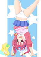 1 1girl bow_panties hair_ornament open_mouth panties pink_eyes pink_hair r-18 safe skirt skirthike smile solo standing star_(symbol) star_hair_ornament star_print starry_background striped twintails underwear white_panties おまんこ ぱんつ パンチラ パンモロ ユーマ(プリキュア) 星奈ひかる 星柄パンツ 祐馬 逆立ち 逆立ちひかるちゃん // 1000x1412 // 467.1KB