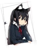 1_female 1girl < animal_ear_fluff animal_ears animal_tail anime anime_girls artwork black_eyes black_hair black_shirt brown_eyes buttons cat_ears cat_girl cat_tail catgirl catperson chenwen2349 chinese_commentary closed_mouth commentary_request danbooru danbooru-safebooru digital_media ears explicit explicit_content extra_ears female hair_tie k-on! kemonomimi_mode kyoto_animation long_hair long_sleeves looking_at_viewer nakano_azusa neck_ribbon neko_ears nekomimi nsfw partial_commentary point_of_view portrait_display pov prayforkyoani q red_neckwear ribbon safe sankaku sankaku_channel school_uniform seifuku shirt sidelocks silver silver_(chenwen) simple_background solo tail tied_hair twintails undershirt uniform upper_body vertical wing_collar あずにゃん けいおん! けいおん10000users入り けいおん5000users入り 中野梓 猫耳 竹達彩奈 頬杖 // 1500x1967 // 1.3MB