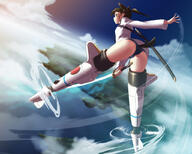 00s 1_female 1girl 54_aspect_ratio animal_ears animal_tail ass black_hair cat_ears commentary_request day ears explicit extra_ears female flying full_body girl holding holding_sword holding_weapon katana light_erotic long_hair looking_away mecha mecha_musume nekomamire photoshop_(medium) ponytail profile roundel safe sakamoto_mio scabbard school_swimsuit sheath single sky solo strike_witches striker_unit striker_units swimsuit swimsuit_under_clothes swimwear sword tail tied_hair weapon world_witches_series もっさん ネコミミ パンツじゃないから恥ずかしくないもん！ メカ娘 坂本さん 軍服にスク水とは新しい 飛行 // 1024x819 // 414.7KB