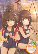 3_females 3girls ass asymmetrical_hair backpack bag bent_over brown_hair clock cloud clouds contentious_content danbooru double_bun dusk evening female flute garrison_cap gelbooru general green_eyes hair_bobbles hair_bun hair_ornament high_resolution highres instrument kneepits legs loli long_hair low_twintails multiple_females multiple_girls musical_instrument old_school_swimsuit one-piece_swimsuit open_mouth original outdoors outside photoshop_(medium) playground ponytail questionable randoseru recorder red_eyes safe sankaku_channel school_swimsuit short_hair side_ponytail sitting sky slide smile sun sunset swimsuit swimwear swing tetsujin_momoko thighs tied_hair twintails underage yande.re young // 1359x1920 // 1.1MB