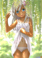 1 1_female 1girl alternate_costume alternative_costume ass ass_visible_through_thighs bare_arms bare_shoulders blush bow breasts clavicle clothes_lift collarbone commentary_request cowboy_shot dappled_sunlight day dress dress_lift eyebrows eyebrows_visible_through_hair female gluteal_fold hair_bow hair_ornament kantai_collection kawasaki leaf lifted_by_self lo500 long_hair looking_at_viewer mu-pyon muupyon navel one-piece_tan open_mouth outdoors outside panties pantsu pictures pixiv_17848 pixiv_78167904 point_of_view pov q questionable r-18 ro-500_(kancolle) ro-500_(kantai_collection) safe sankaku sankaku_channel sensitive shadow small_breasts smile solo stomach sundress sunlight tan tan_lines tanline tanlines tanned thighs twitter_username underwear white_dress white_panties white_underwear むーぴょん ワンピろーちゃん ワンピース 下着艦娘 即夜戦 呂500 日焼け跡 私服艦娘 艦これ 艦これ1000users入り // 962x1339 // 1.1MB