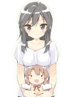 1_female 1girl 2 asymmetrical_bangs asymmetrical_hair bangs black_eyes black_hair blush blush_stickers bow bowtie bra bra_strap breast_rest breasts brown_hair carried_breast_rest carrying character_doll clothing commentary_request d doll_hug female grey_eyes grey_hair halftone halftone_background hands_together holding ichijou_hotaru kani_biimu kantai_collection koshigaya_komari light_smile long_hair looking_at_viewer luminocity mature medium_breasts non_non_biyori object_hug open-mouth_smile open_mouth outstretched_arms own_hands_together peko pixiv_3439325 pixiv_42444212 pov s safe sankaku sensitive shiny shiny_hair shirt short_sleeves simple_background smile solo spread_arms standing sweater sweater_vest taihou white_background z3 かにビーム のんのんびより ぺこ／かにビーム まるゆ フリスク 一条蛍 伊8 大鳳 艦これ 艦これ5000users入り 艦隊これくしょん 落書きまとめ // 600x800 // 81.0KB