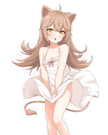 1_female 1girl absurdres ahoge animal_ears bangs blush bottomless breasts brown_hair cleavage commentary commentary_request dress dress_tug felutiahime female hair_between_eyes high_resolution highres indie_virtual_youtuber lion_ears lion_girl lion_tail lolibooru long_hair looking_at_viewer marilyn_monroe open_mouth q rurudo_lion safe sankaku sensitive sidelocks simple_background small_breasts solo sundress sweatdrop tail useless_tags very_high_resolution virtual_youtber virtual_youtuber virtualyoutuber white_background white_dress yellow_eyes はいてない るるどらいおん キャミソールワンピース バーチャルyoutuber バーチャルyoutuber1000users入り フェルティア // 2000x2500 // 1.3MB