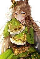 1girl animal_(personification) animal_ears ascot bangs black_neckwear blush breasts brown_eyes brown_hair center_frills closed_mouth clothing collar_(clothes) commentary_request d diamond dress ear_ornament eyebrows_visible_through_hair fanart fanart_from_pixiv female frill_sleeves frills frilly_dress gold_eyes green_dress green_jacket green_skirt hair_between_eyes hair_ornament hair_ribbon hands_up high_resolution highlights highres horse_ears jacket kemonomimi lace lace_trim light_background long_hair long_sleeves looking_at_camera looking_at_viewer medium_breasts nasii natural_brilliance open-mouth_smile open_mouth p personification pixiv questionable ribbon s safe sankaku satono satono_diamond satono_diamond_(uma_musume) satono_diamond_(umamusume) see-through shirt simple_background skirt sleeves_past_fingers sleeves_past_wrists smile solo standing tongue uma_musume_-_pretty_derby uma_musume_pretty_derby umamimi umamusume uniform user_xtsy2537 very_long_hair white_background white_shirt ウマ娘 ウマ娘プリティーダービー ウマ娘プリティーダービー1000users入り サトノダイヤモンド サトノダイヤモンド(ウマ娘) // 1439x2125 // 604.5KB