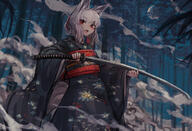 182552 1_female 1girl 819 animal_ears animal_tail bangs bee_(deadflow) blush commentary_request deadflow ears facing_viewer female forest fox_ears fox_tail hair_tie holding holding_object holding_sword holding_weapon japanese_clothes katana kimono kitsunemimi looking_at_viewer makeup mature nature noconol open_mouth original outdoors outside pixiv_182552 pixiv_61163312 point_of_view pov red_eyes robe s safe sankaku sensitive sketch solo sword tail tied_hair wafuku weapon white_hair б オリジナル1000users入り 日本刀 狐耳 獣耳 耳尻尾 耳尻尾刀 // 1219x833 // 320.5KB